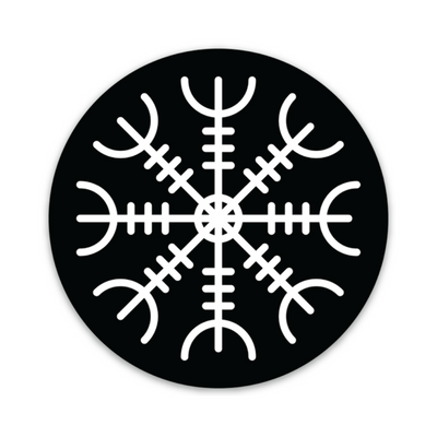 Ægishjálmr Helm of Awe Sticker