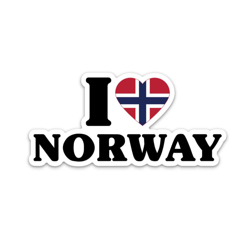 I Love Norway Sticker