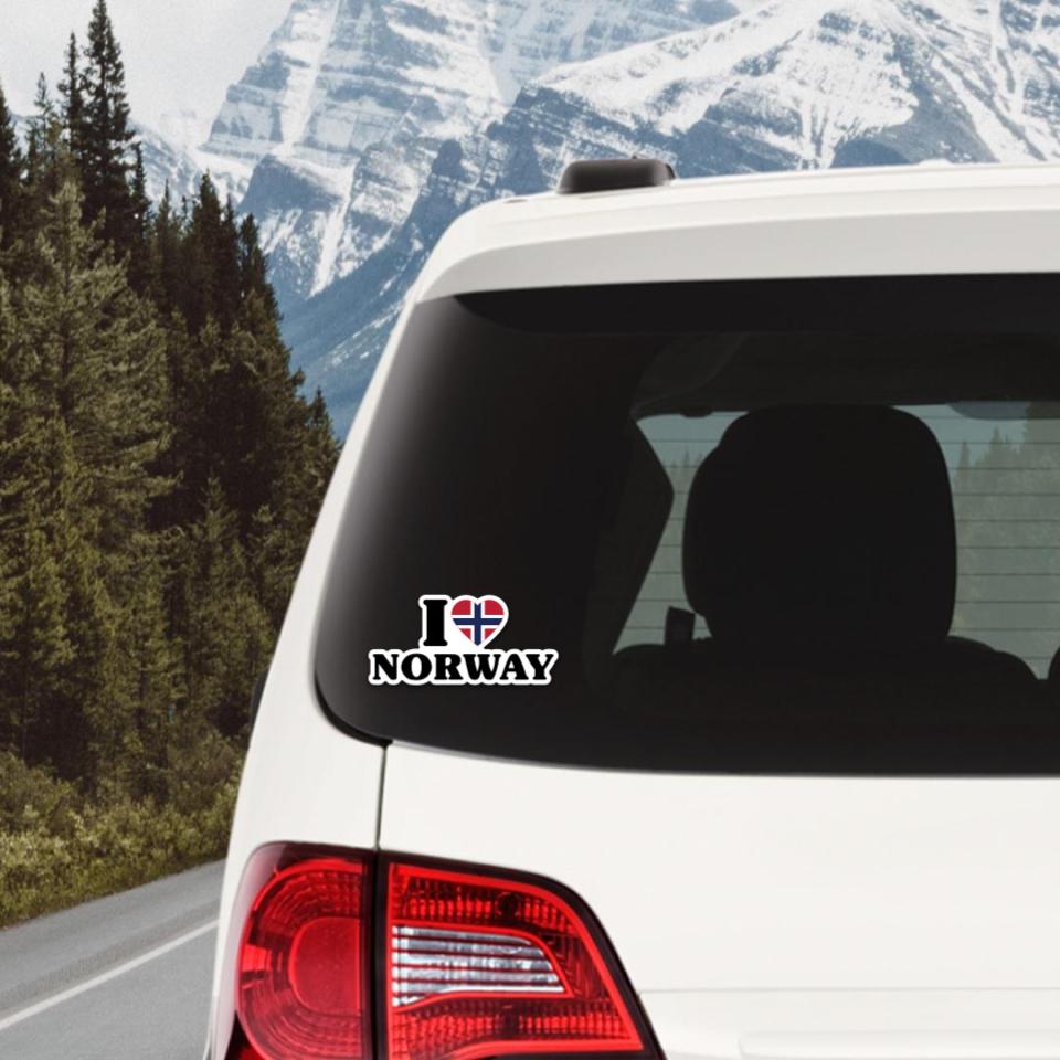 I Love Norway Sticker