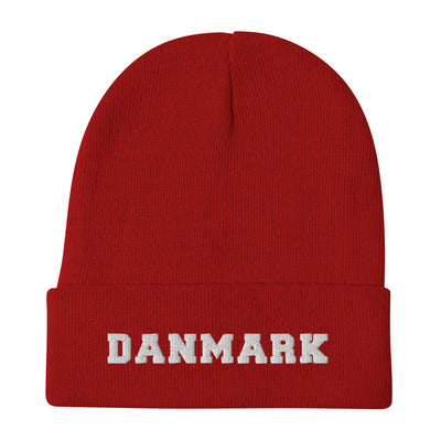 Danmark Embroidered Beanie