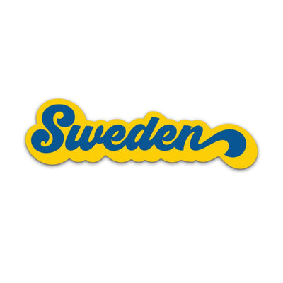 Retro Sweden Sticker