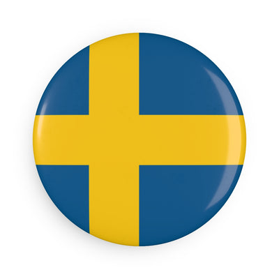 Swedish Flag Mini Magnet