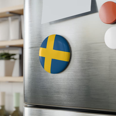 Swedish Flag Mini Magnet