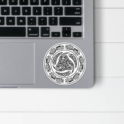 Viking Shield Sticker