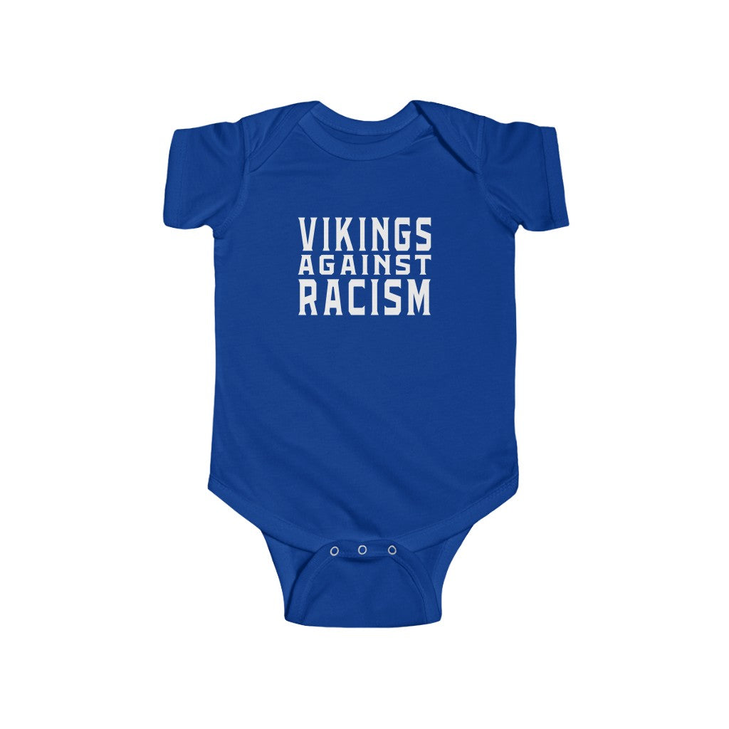 Vikings Against Racism Baby Bodysuit Scandinavian Design Studio