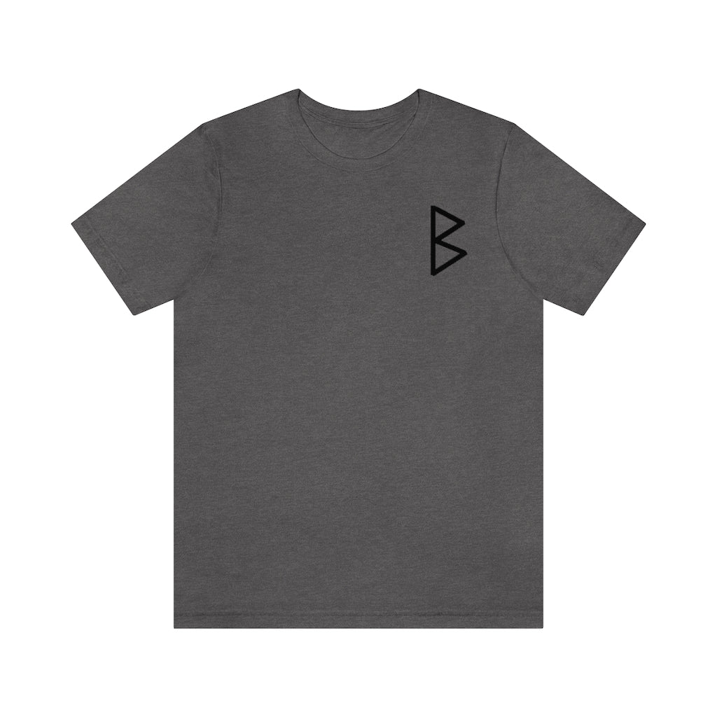 Berkana (Birch Tree) Viking Rune Unisex T-Shirt Scandinavian Design Studio