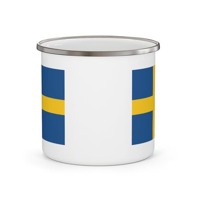 Swedish Flag Camping Mug - Scandinavian Design Studio