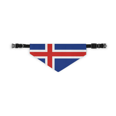 Icelandic Flag Pet Bandana Collar Scandinavian Design Studio