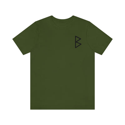 Berkana (Birch Tree) Viking Rune Unisex T-Shirt Scandinavian Design Studio