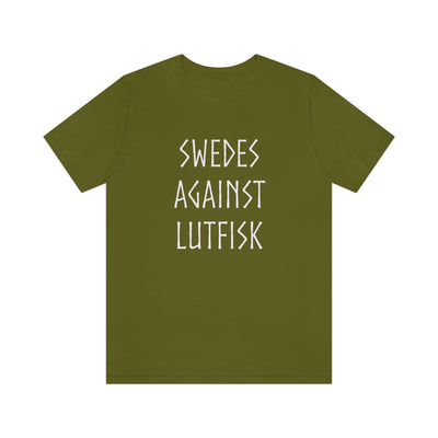 Swedes Against Lutfisk T-Shirt Scandinavian Design Studio