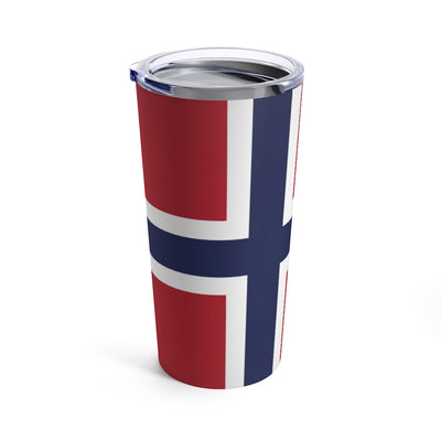 Norwegian Flag 20 oz Insulated Tumbler Scandinavian Design Studio