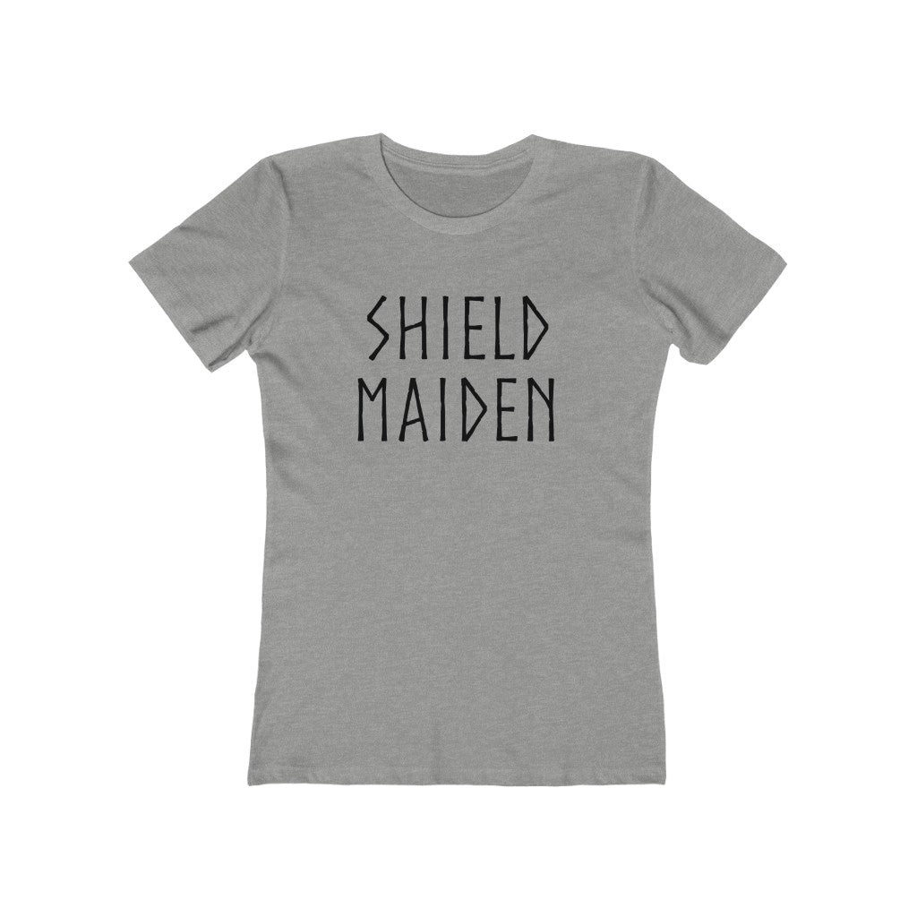 Shield Maiden Women's Fit T-Shirt Heather Grey / S - Scandinavian Design Studio