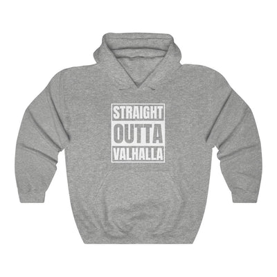 Straight Outta Valhalla Hooded Sweatshirt Scandinavian Design Studio
