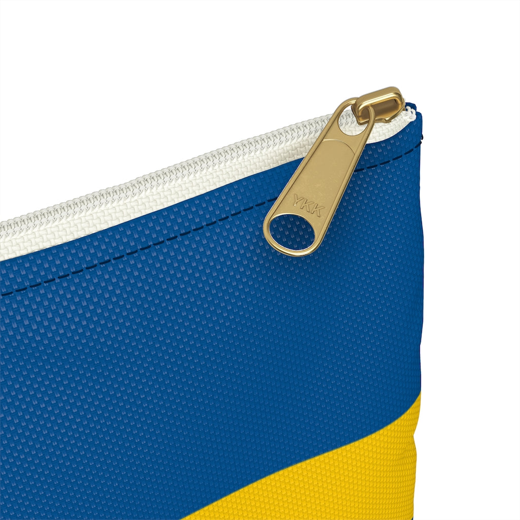 Swedish Flag Accessory Pouch Scandinavian Design Studio