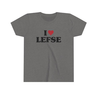 I Love Lefse Kids T-Shirt Scandinavian Design Studio