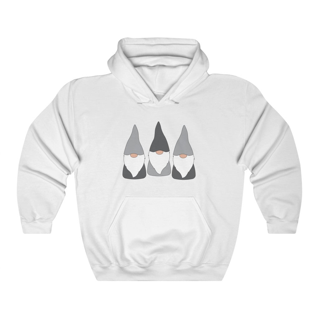 Scandinavian Gnomes Hooded Sweatshirt Scandinavian Design Studio