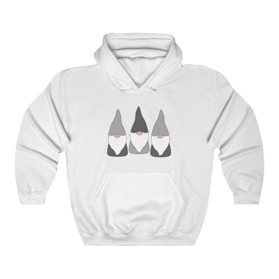 Scandinavian Gnomes Hooded Sweatshirt Scandinavian Design Studio