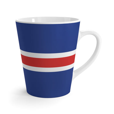 Icelandic Flag Latte Mug Scandinavian Design Studio