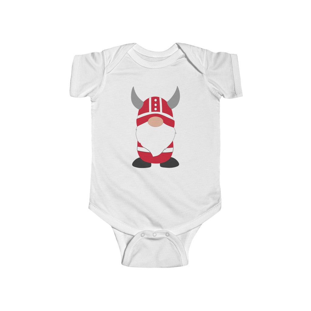 Danish Viking Boy Gnome Baby Bodysuit Scandinavian Design Studio