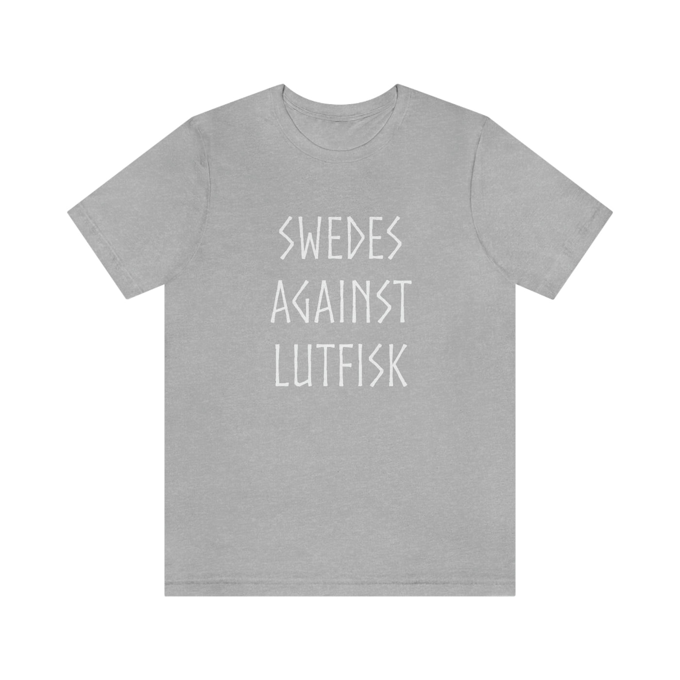 Swedes Against Lutfisk T-Shirt Scandinavian Design Studio
