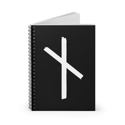 Nauthiz (Need) Viking Rune Spiral Notebook Scandinavian Design Studio