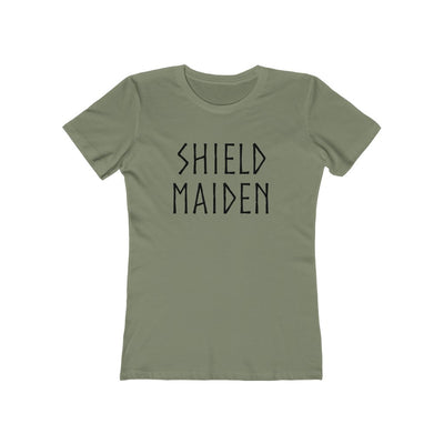 Shield Maiden Women's Fit T-Shirt Solid Light Olive / S - Scandinavian Design Studio