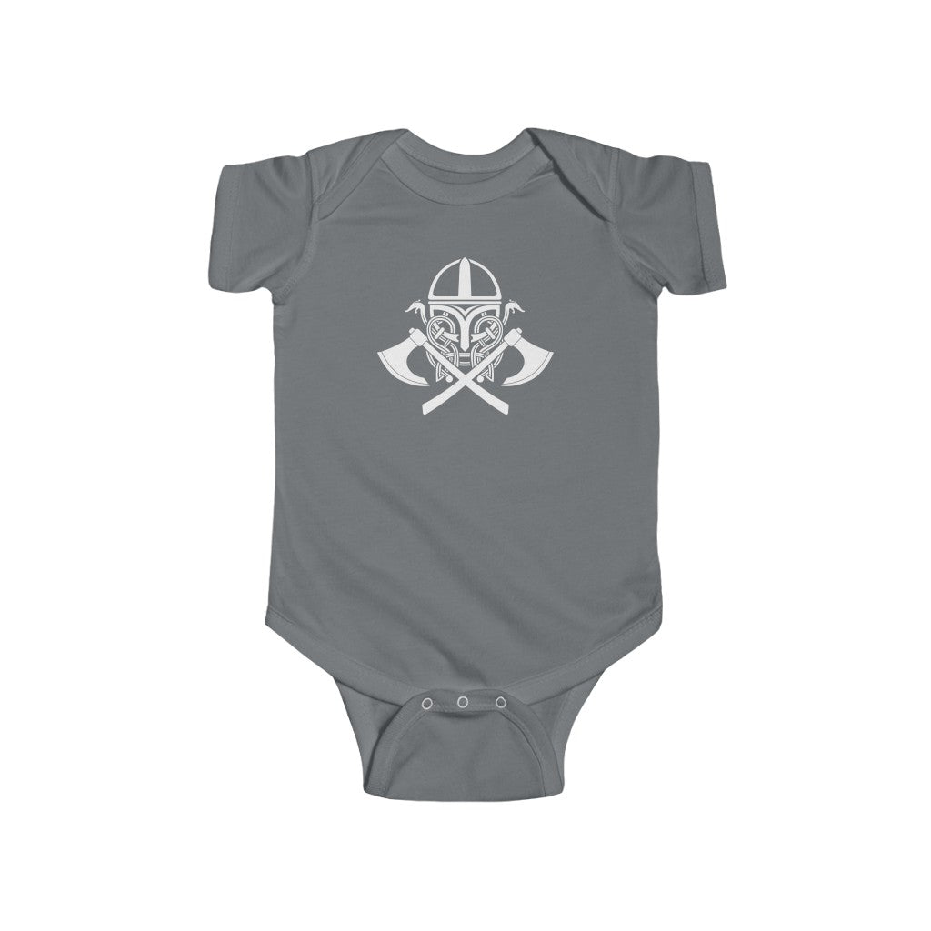Viking Battle Gear Baby Bodysuit Scandinavian Design Studio