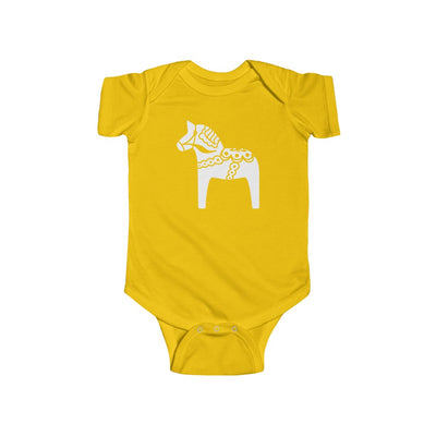 Swedish Horse Baby Bodysuit Scandinavian Design Studio