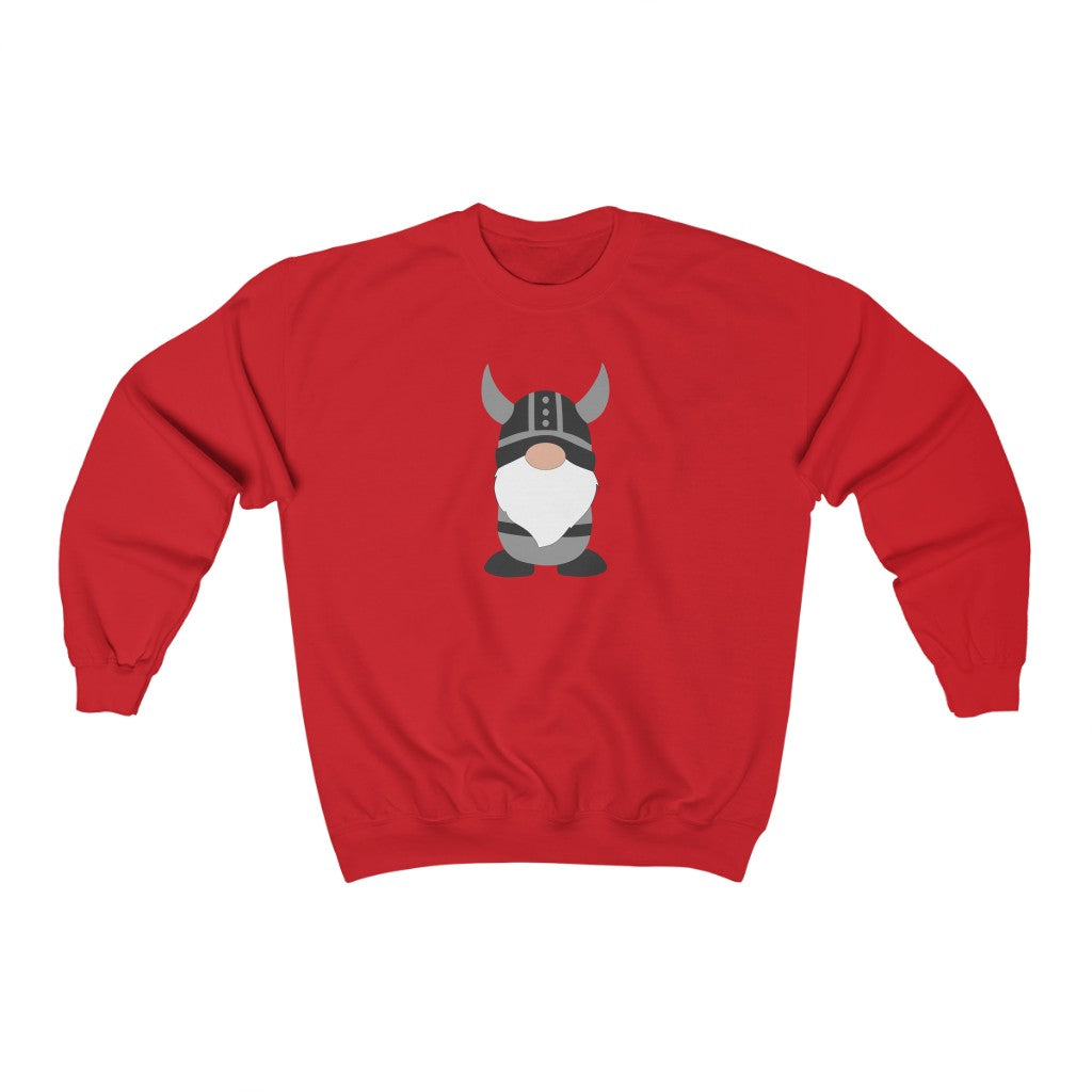 Viking Boy Gnome Sweatshirt Red / S - Scandinavian Design Studio