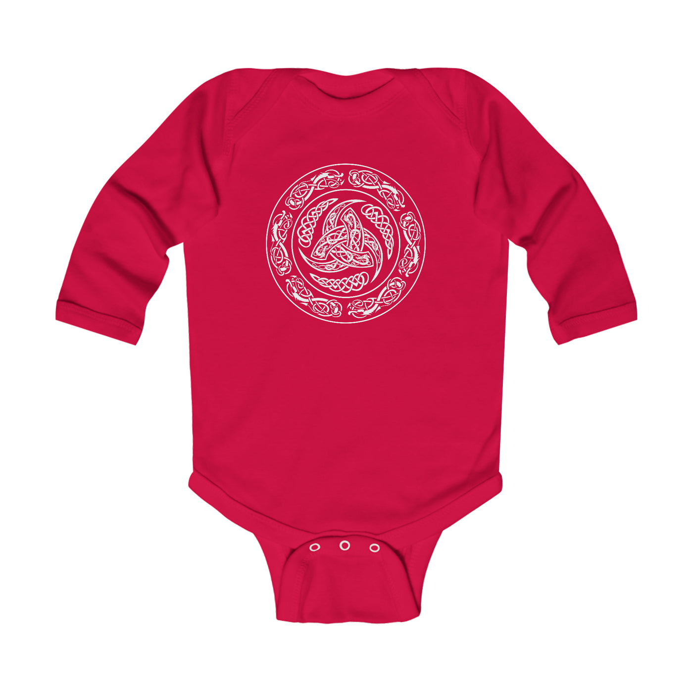 Viking Shield Long Sleeve Bodysuit Scandinavian Design Studio