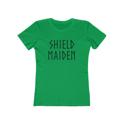 Shield Maiden Women's Fit T-Shirt Solid Kelly Green / S - Scandinavian Design Studio