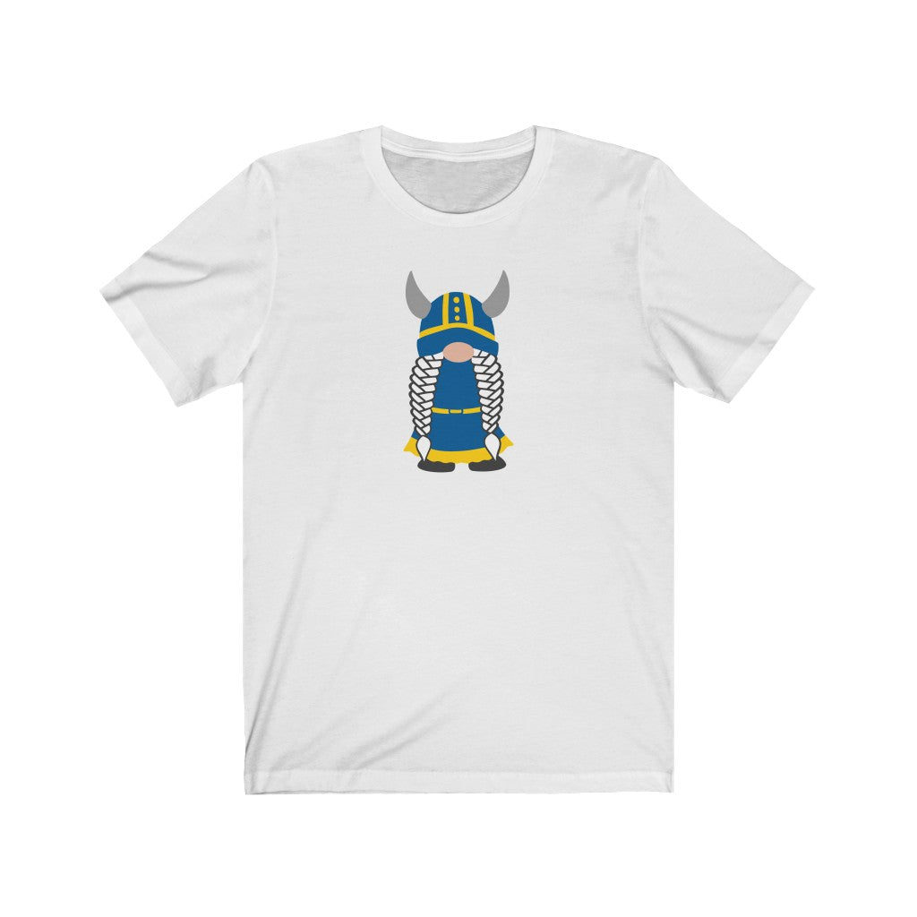 Swedish Viking Girl Gnome Unisex T-Shirt Scandinavian Design Studio