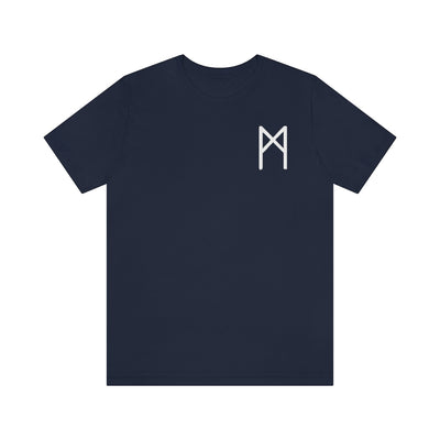 Mannaz (Mankind) Viking Rune Unisex T-Shirt Scandinavian Design Studio