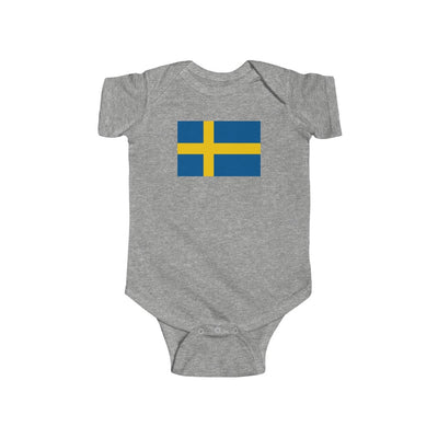 Swedish Flag Baby Bodysuit Scandinavian Design Studio