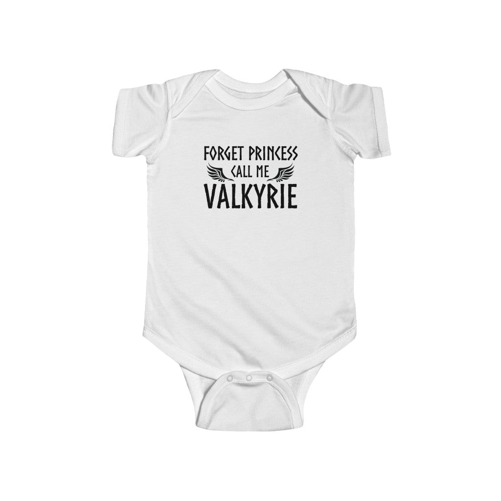 Forget Princess Call My Valkyrie Baby Bodysuit Scandinavian Design Studio