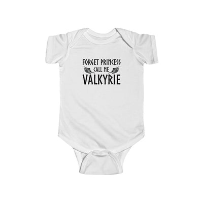 Forget Princess Call My Valkyrie Baby Bodysuit Scandinavian Design Studio