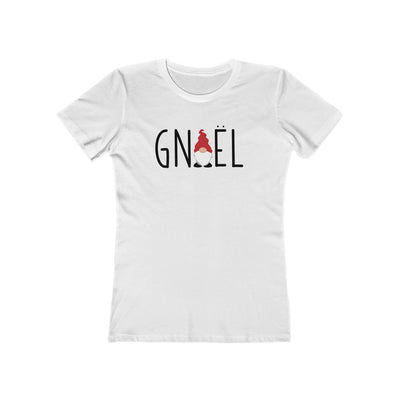 Gnoel Women's Fit T-Shirt Solid White / L - Scandinavian Design Studio