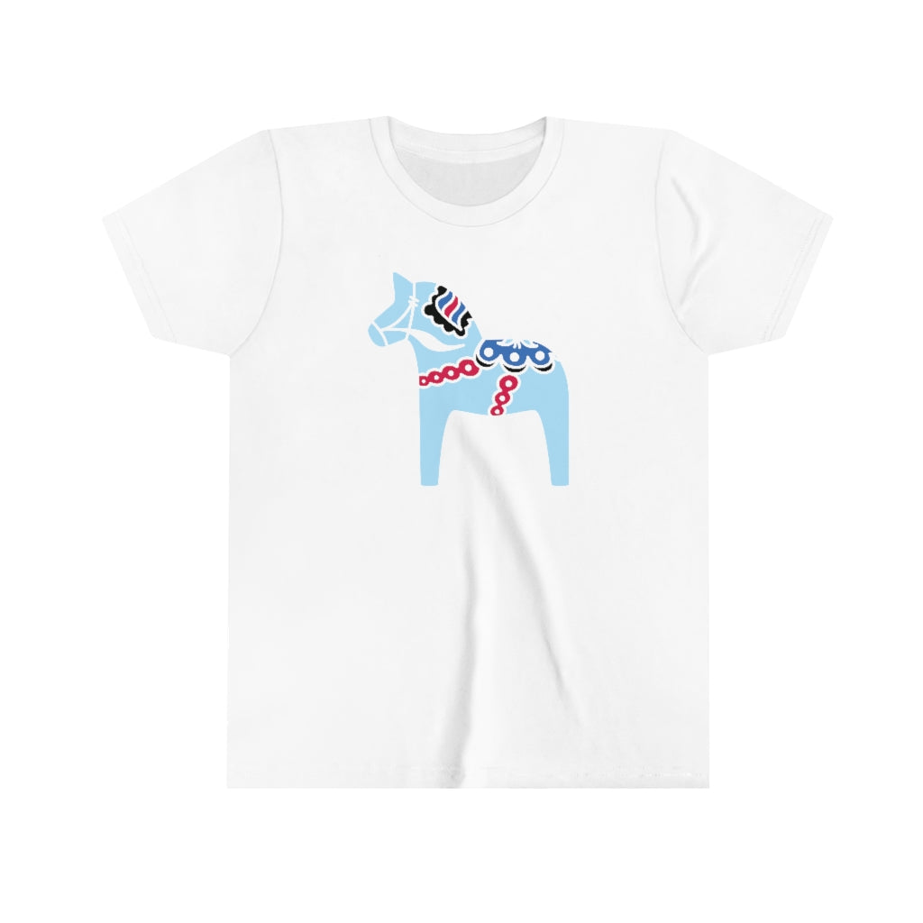 Midsummer Dala Horse Kids T-Shirt Scandinavian Design Studio