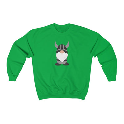 Viking Boy Gnome Sweatshirt Irish Green / S - Scandinavian Design Studio