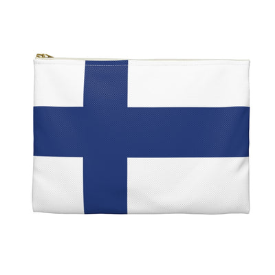 Finnish Flag Accessory Pouch - Scandinavian Design Studio