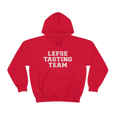 Lefse Tasting Team Hooded Sweatshirt Scandinavian Design Studio