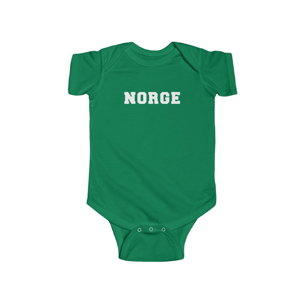 Norge Baby Bodysuit Scandinavian Design Studio