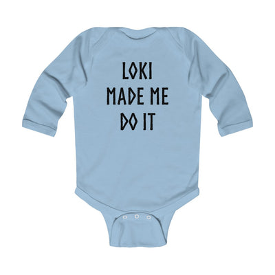Loki Made Me Do It Long Sleeve Bodysuit Scandinavian Design Studio