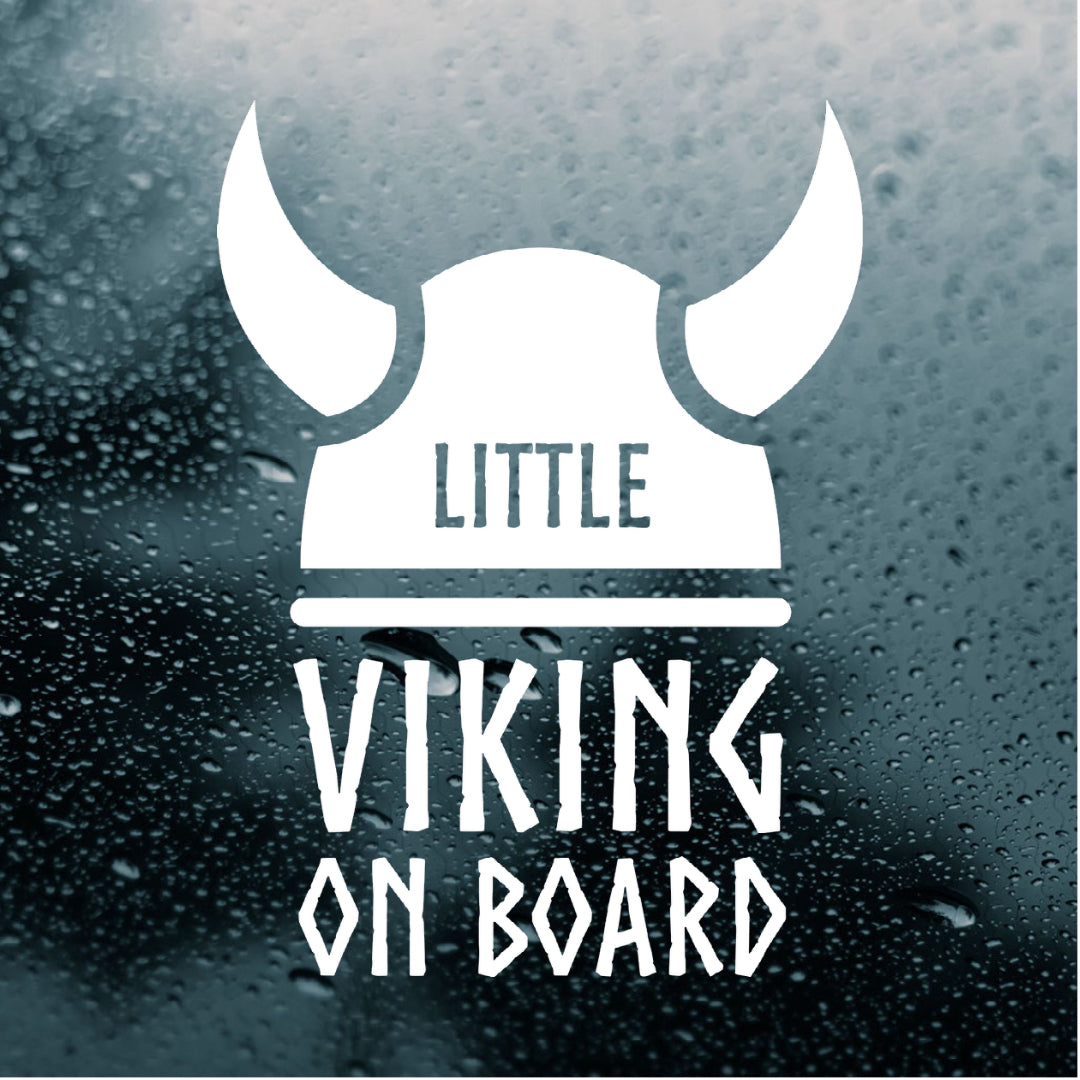 Little Viking On Board Vinyl Decal Scandinavian Design Studio
