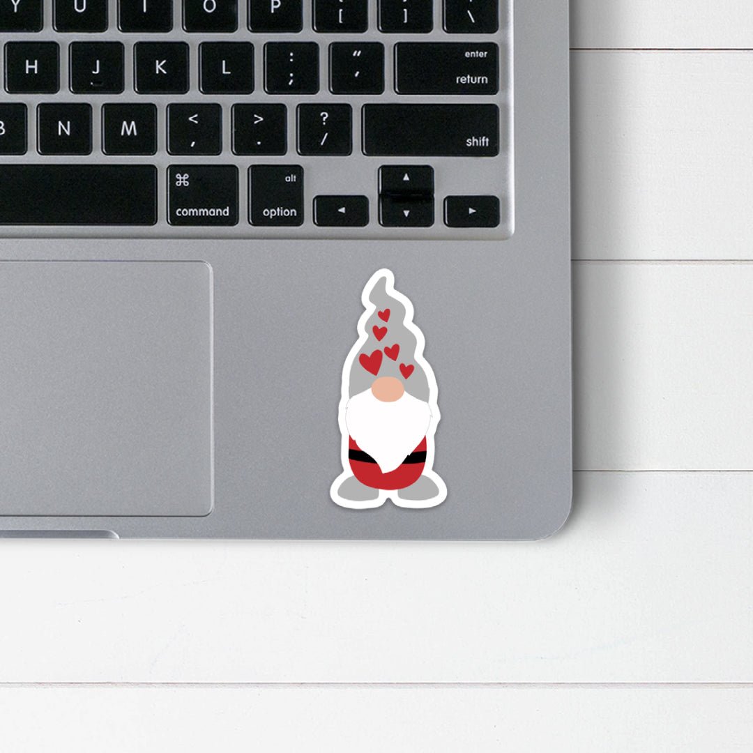 Valentine's Day Boy Gnome Sticker Scandinavian Design Studio
