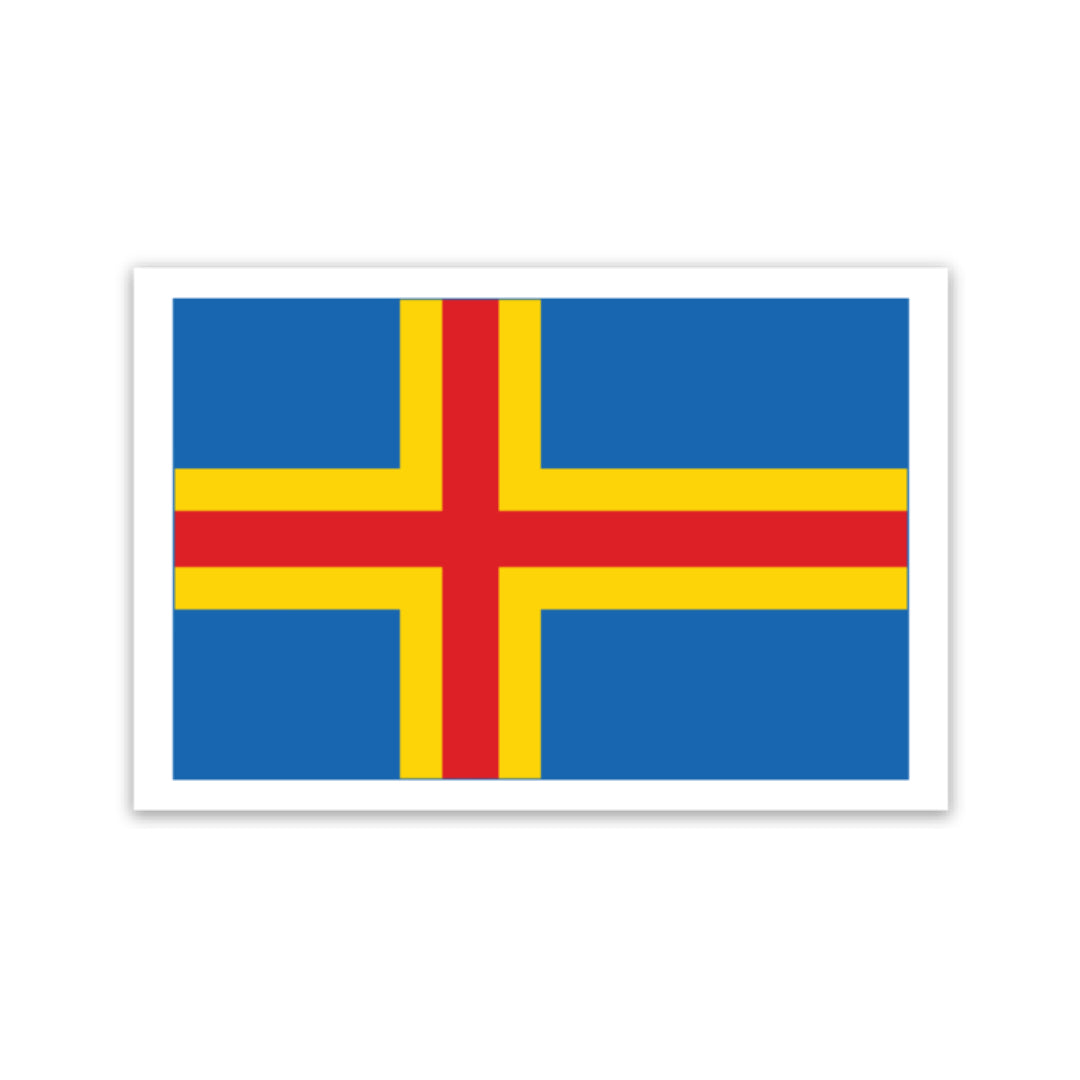 Åland Flag Sticker Scandinavian Design Studio