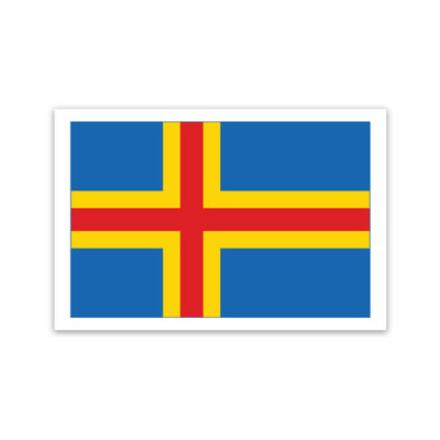 Åland Flag Sticker – Scandinavian Design Studio