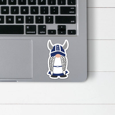 Finnish Viking Girl Gnome Sticker Scandinavian Design Studio