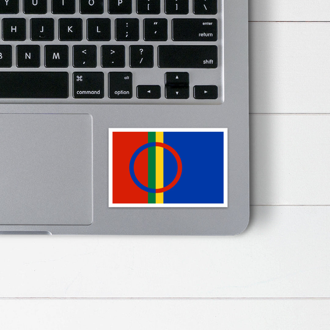 Sami Flag Sticker Scandinavian Design Studio