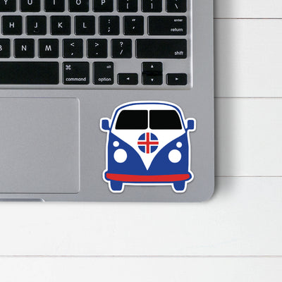 Icelandic Camper Van Sticker Scandinavian Design Studio